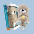 🦦 Peluche Nutria Respiratoria para Bebé con Música y Luz